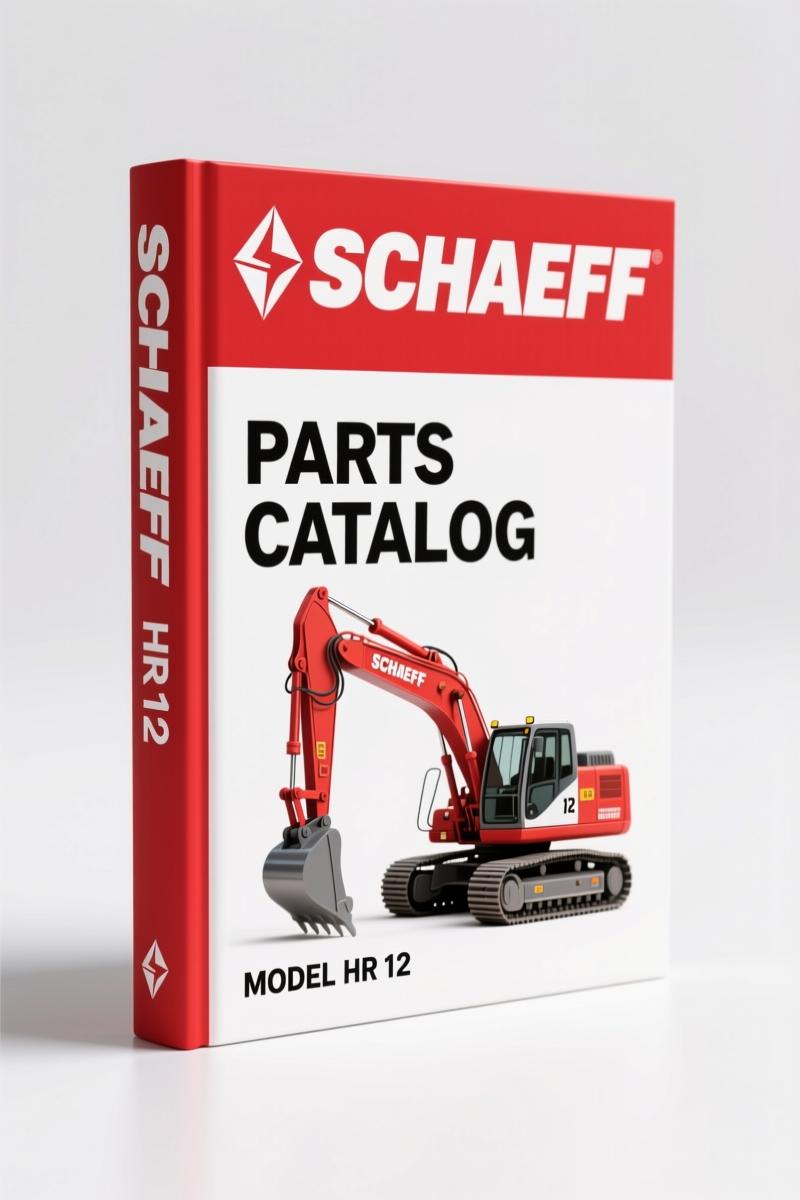 Schaeff HR 12 1999 Parts Catalog – OEM Parts Data for Crawler Excavator