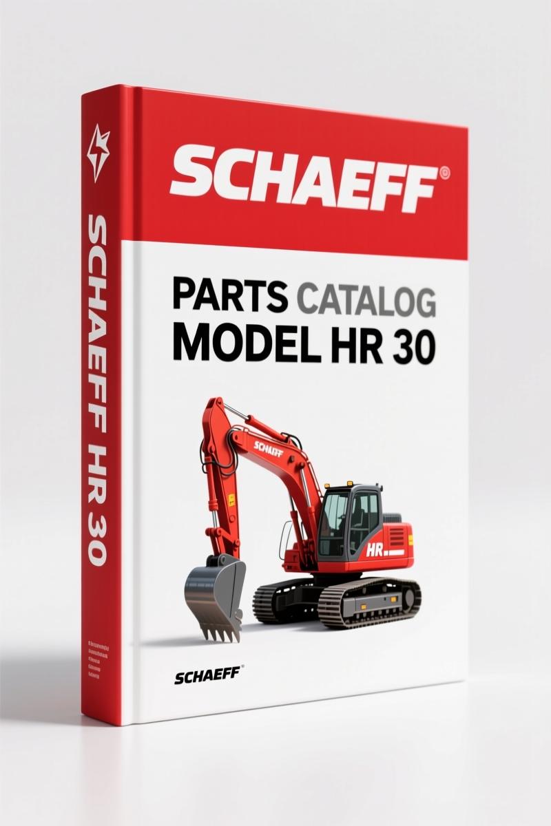 Schaeff HR 30 1995 Parts Catalog – OEM Parts Identification