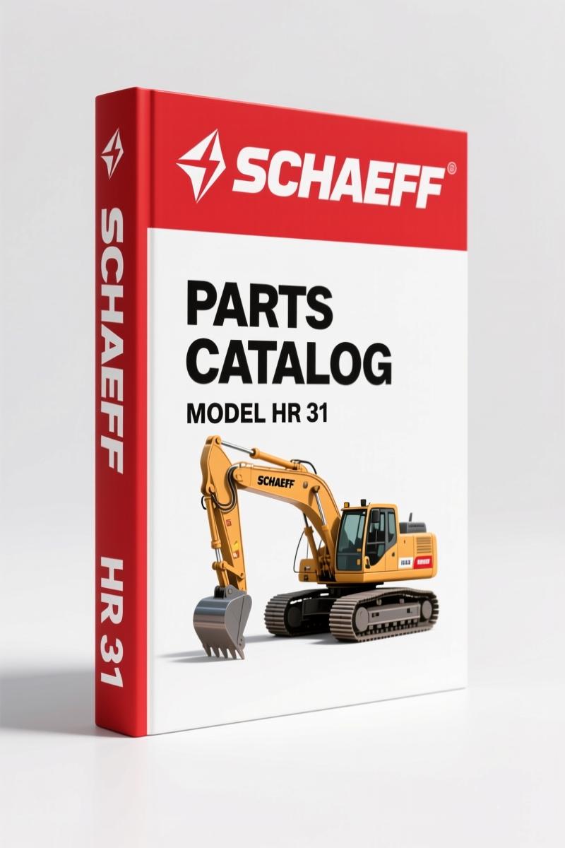 Schaeff HR 31 2002 Parts Catalog – OEM Parts Data