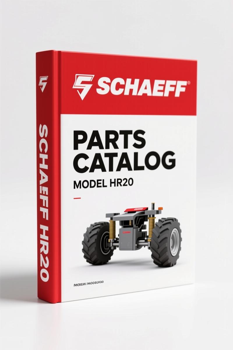 Schaeff HR20 Parts Catalog – 240 Pages OEM Parts Data