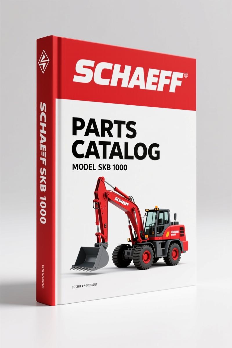 Schaeff SKB 1000 1986 Parts Catalog – OEM Parts Diagrams