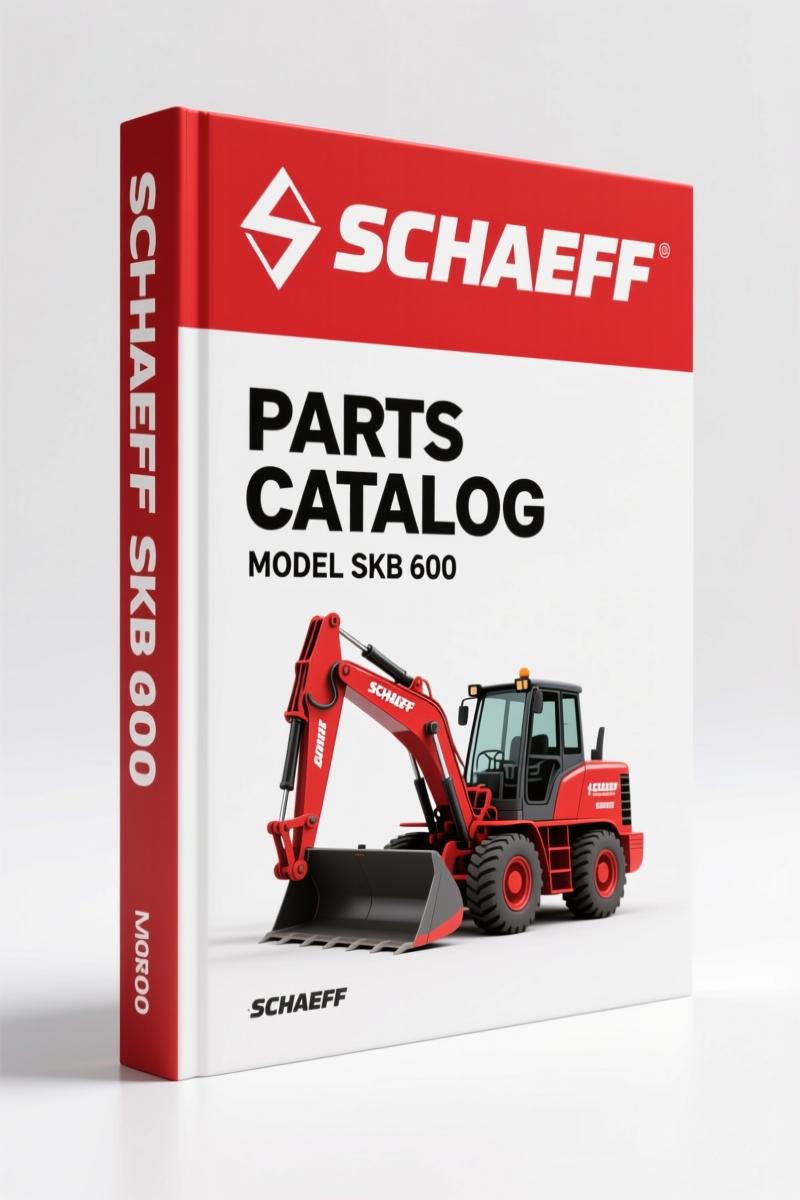 Schaeff SKB 600 1981 Parts Catalog – OEM Exploded Views & Part Numbers