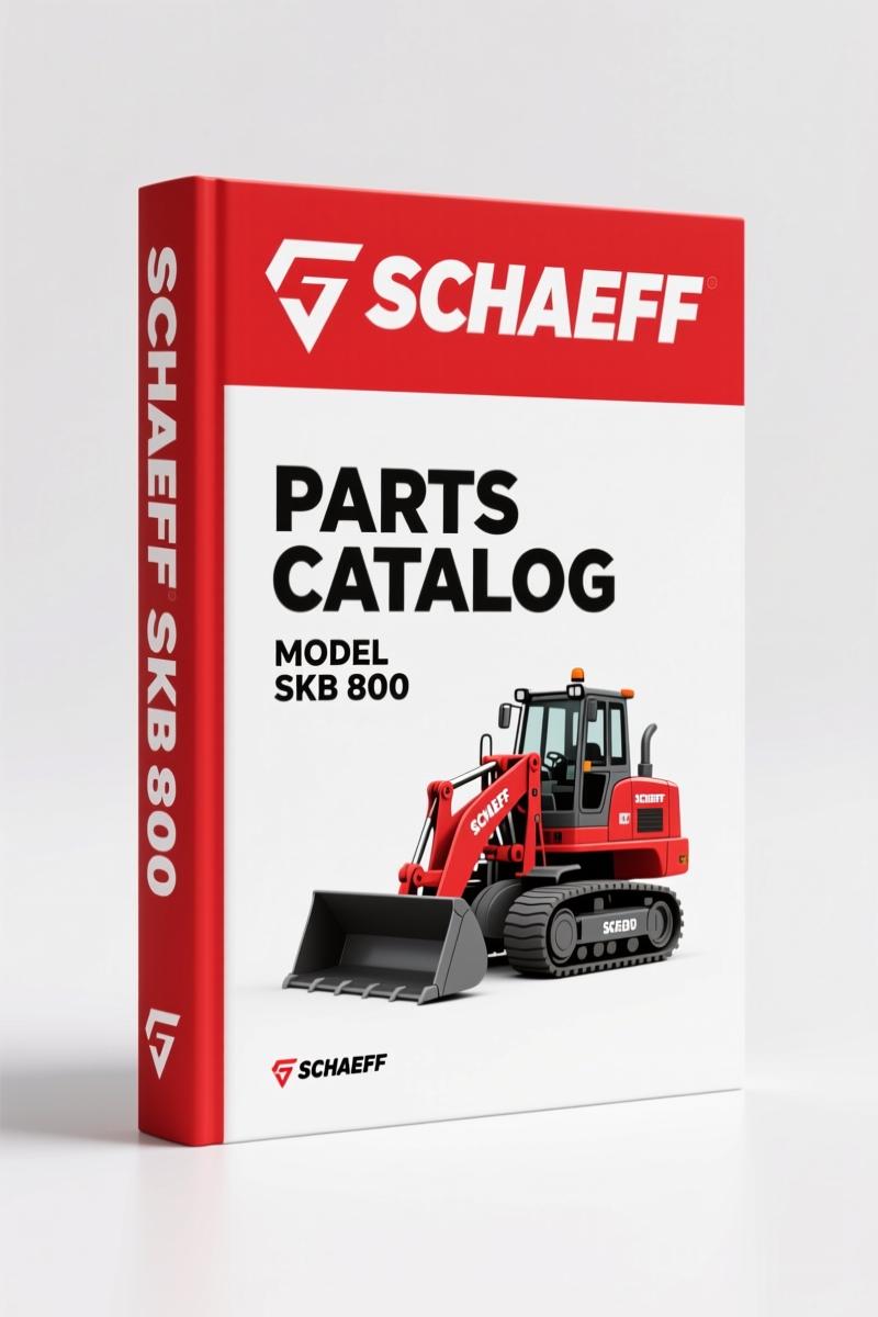 Schaeff SKB 800 1981 Parts Catalog – 136 Pages OEM Parts Data