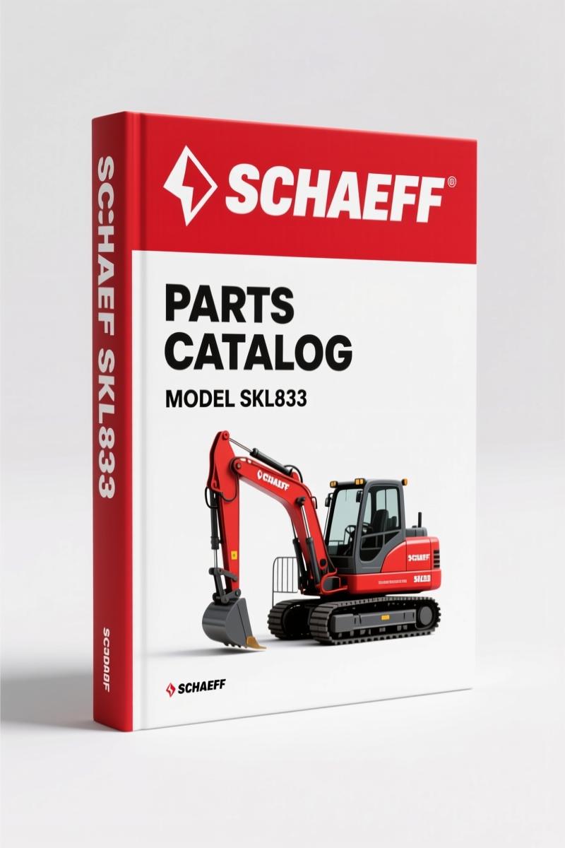 Schaeff SKL833 2006 Parts Catalog – OEM Part Identification for Front Chassis