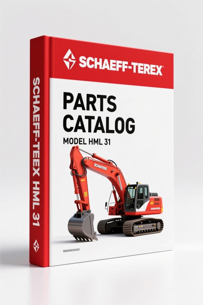 Schaeff-terex HML 31 1999 Parts Catalog – 452 Pages OEM