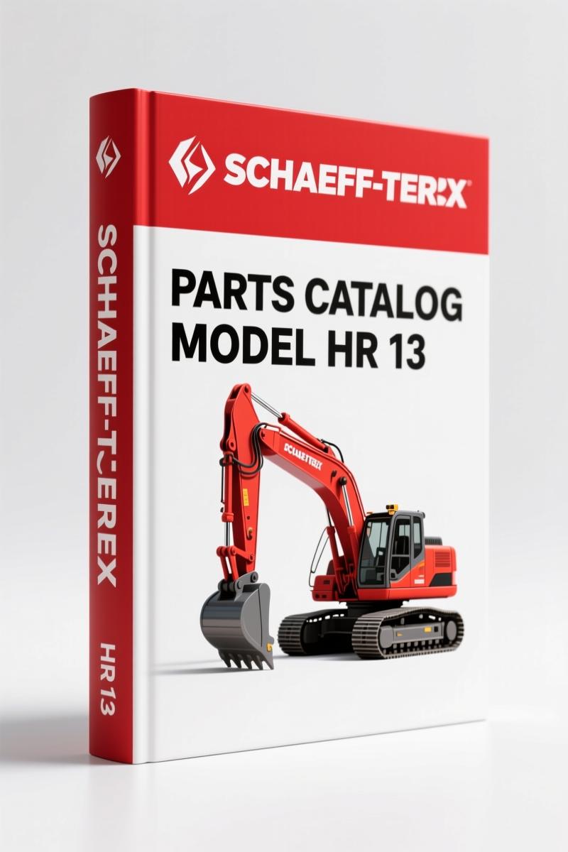 Schaeff-terex HR 13 2006 Parts Catalog – 241 Pages OEM