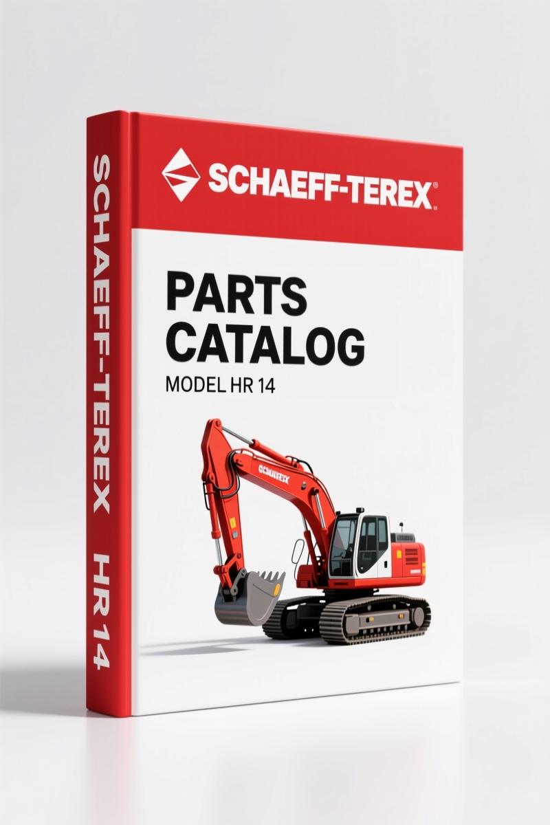 Schaeff-terex HR 14 2003 Parts Catalog – 217 Pages OEM Parts Breakdown