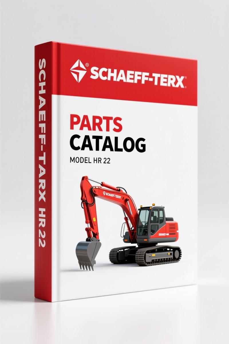 Schaeff-terex HR 22 2003 Parts Catalog – 369-Page OEM Parts Breakdown for Crawler Excavator