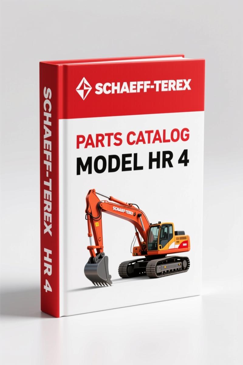 Schaeff-terex HR 4 1990 Parts Catalog – Factory Exploded-View Diagrams