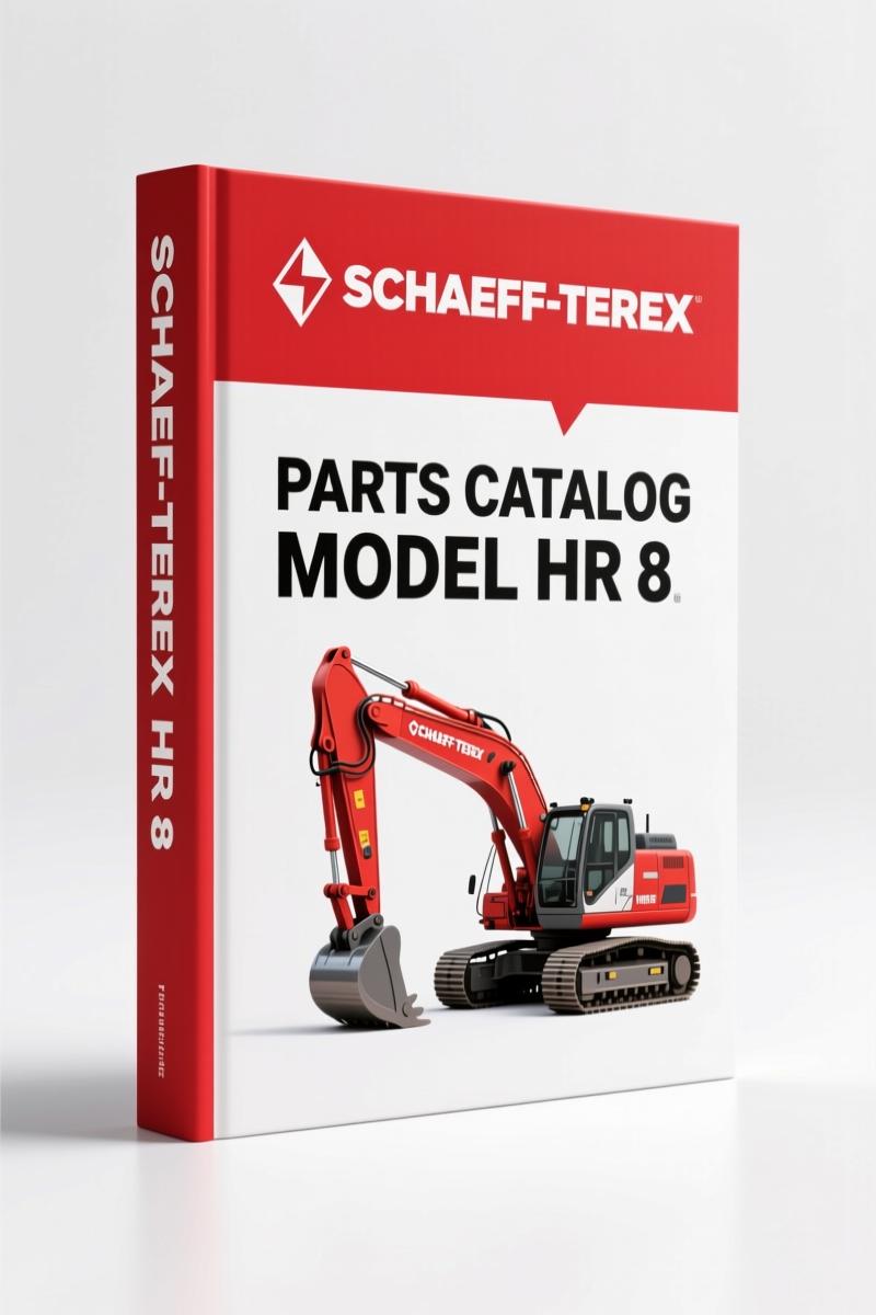 Schaeff-terex HR 8 1994 Parts Catalog – 166 Pages OEM Parts Exploded Views