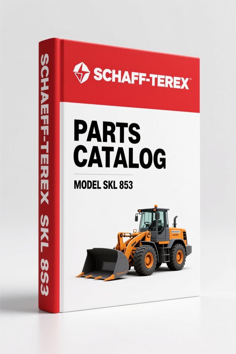 Schaeff-terex SKL 853 2003 Parts Catalog – 485 Pages OEM Parts Breakdown