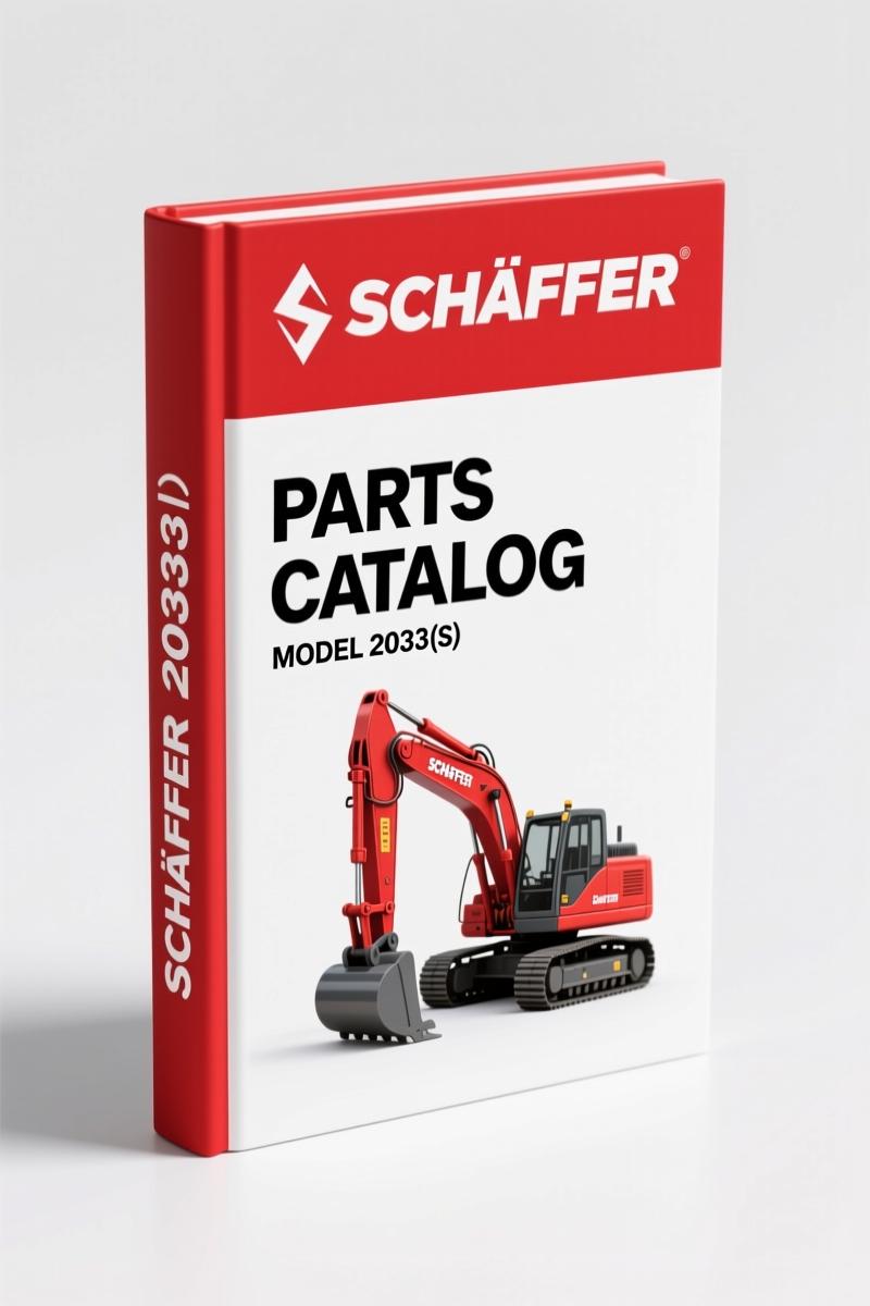 Schäffer 2033(S) 2007 Parts Catalog – 85 Pages of OEM Spare Parts Identification