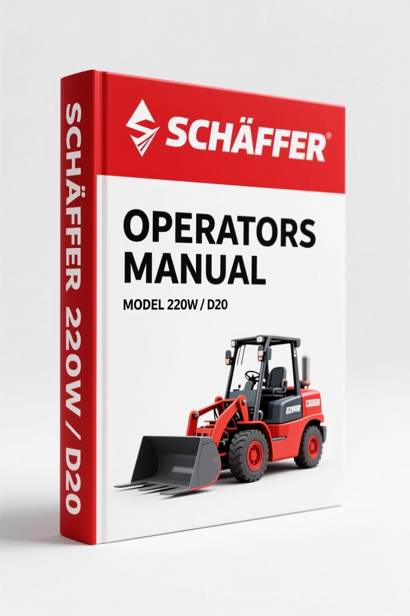 Schäffer 220W, D20 Operators Manual – OEM Operating Specs
