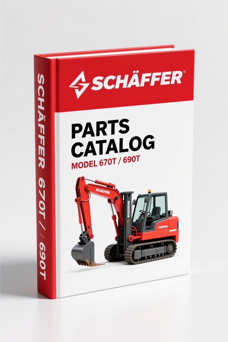 Schäffer 670T, 690T 2007 Parts Catalog – OEM Exploded Views & Part Numbers