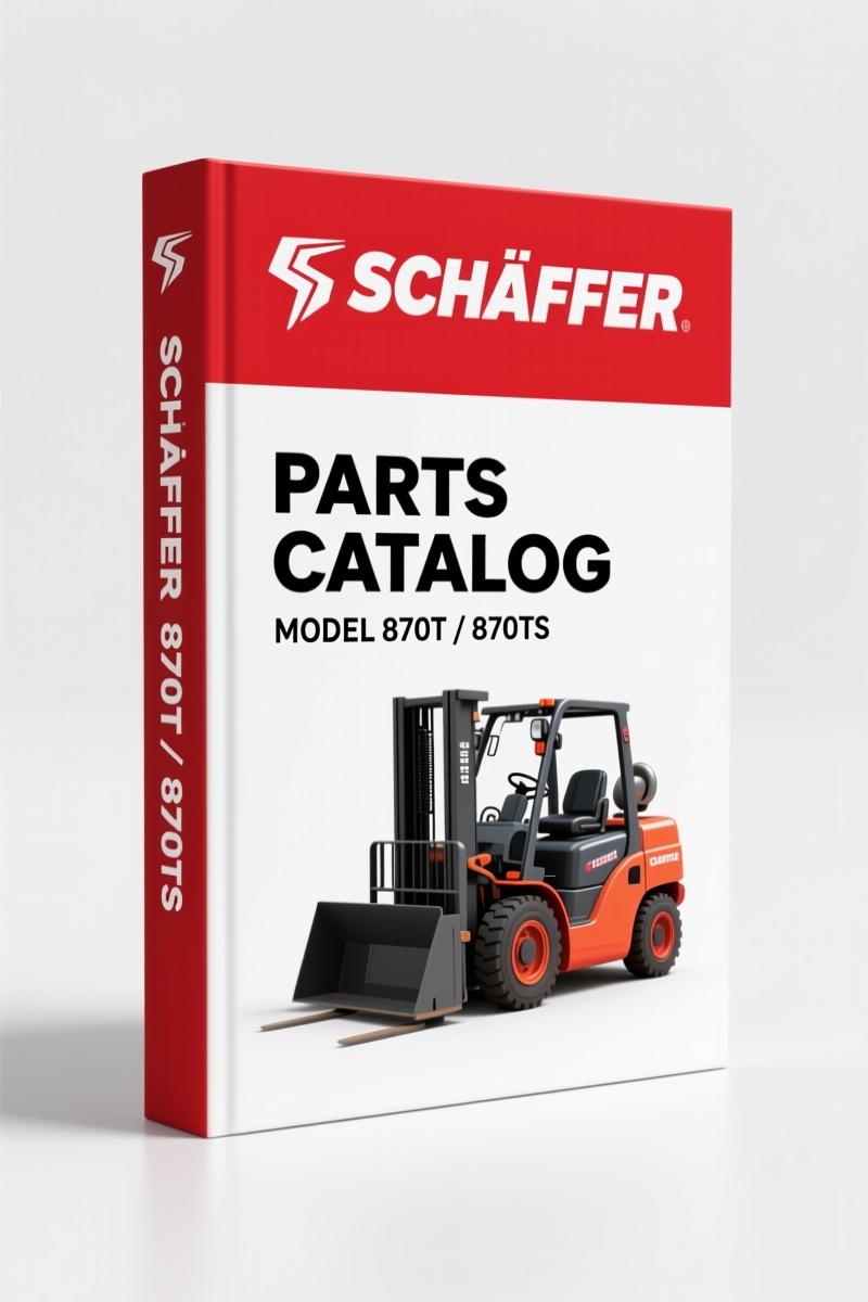 Schäffer 870T, 870TS 2004 Parts Catalog – OEM Spare Parts Identification