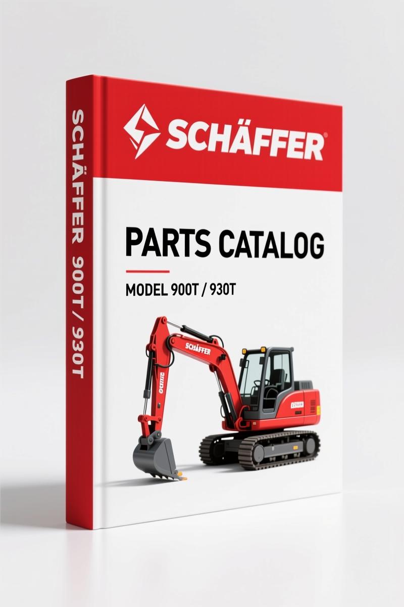 Schäffer 900T, 930T 2008 Parts Catalog – 229 Pages of OEM Exploded Views