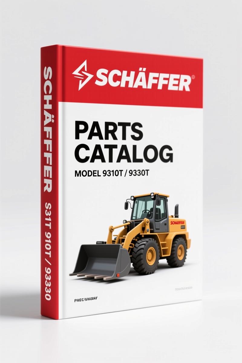 Schäffer 9310T, 9330T 2009 Parts Catalog – 175 Pages OEM Specs