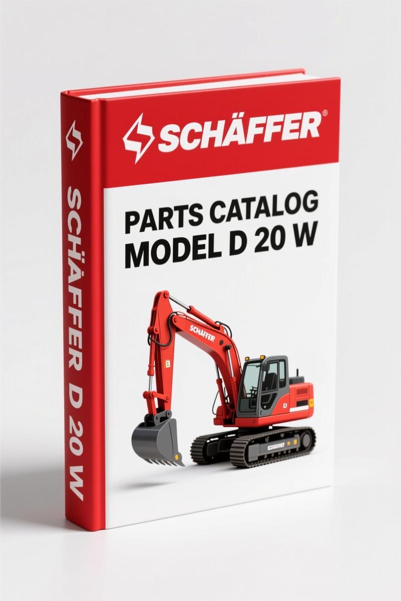 Schäffer D 20 W Parts Catalog – 13 Pages of OEM Part Numbers