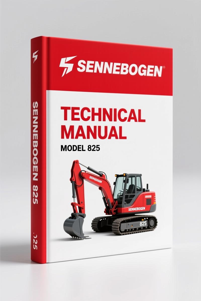 Sennebogen 825 Parts Catalog – 854 Pages OEM Factory Parts