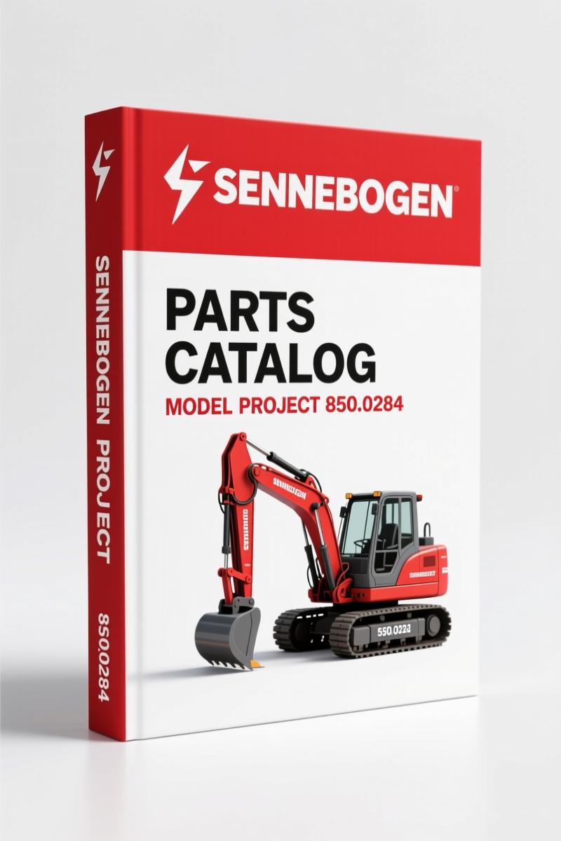 Sennebogen Project 850.0284 2008 Parts Catalog – 614 Pages OEM