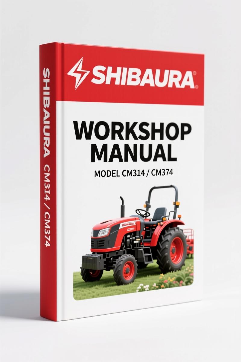 Shibaura CM314, CM374 Workshop Manual – 226 Pages OEM Service Data