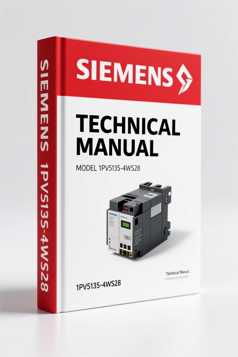 Siemens 1PV5135-4WS28, 1PV5135-4WS24, 1PV5138-4WS24 Technical Manual