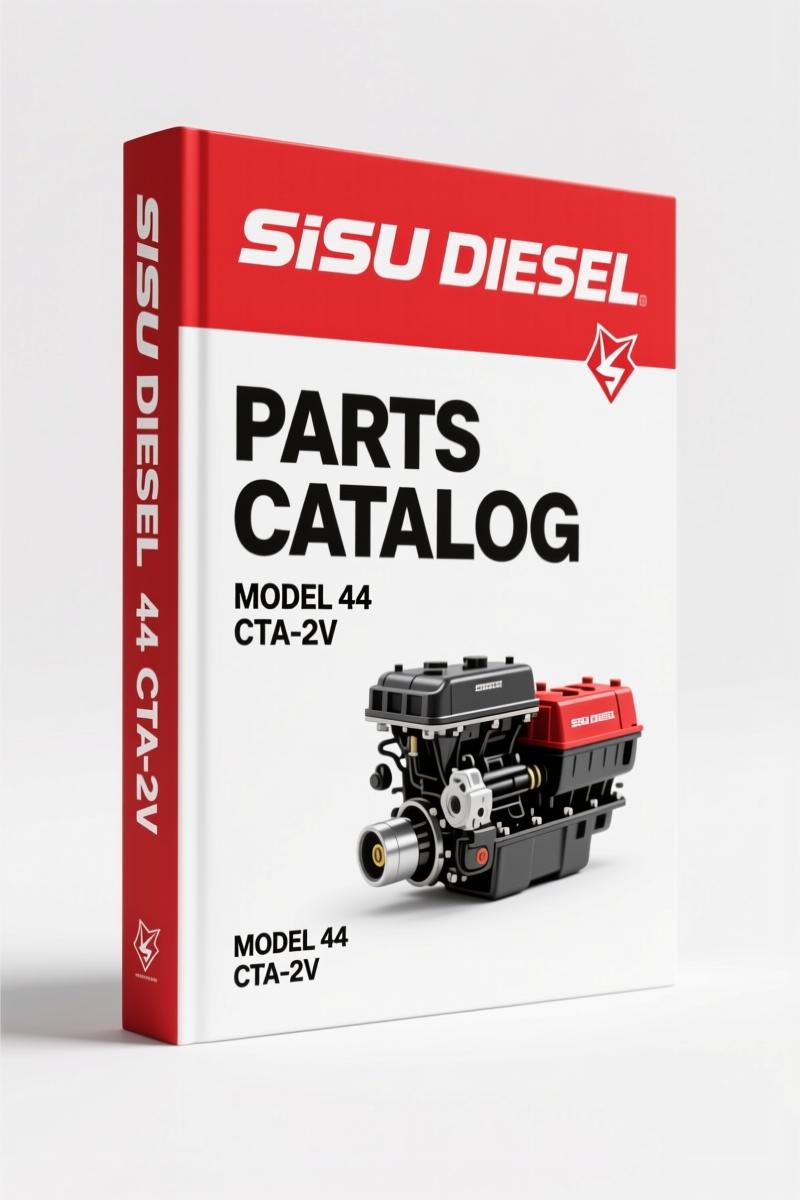 Sisu Diesel 44 CTA-2v, 61676, 76219, 90/2500 Parts Catalog – 41 Pages