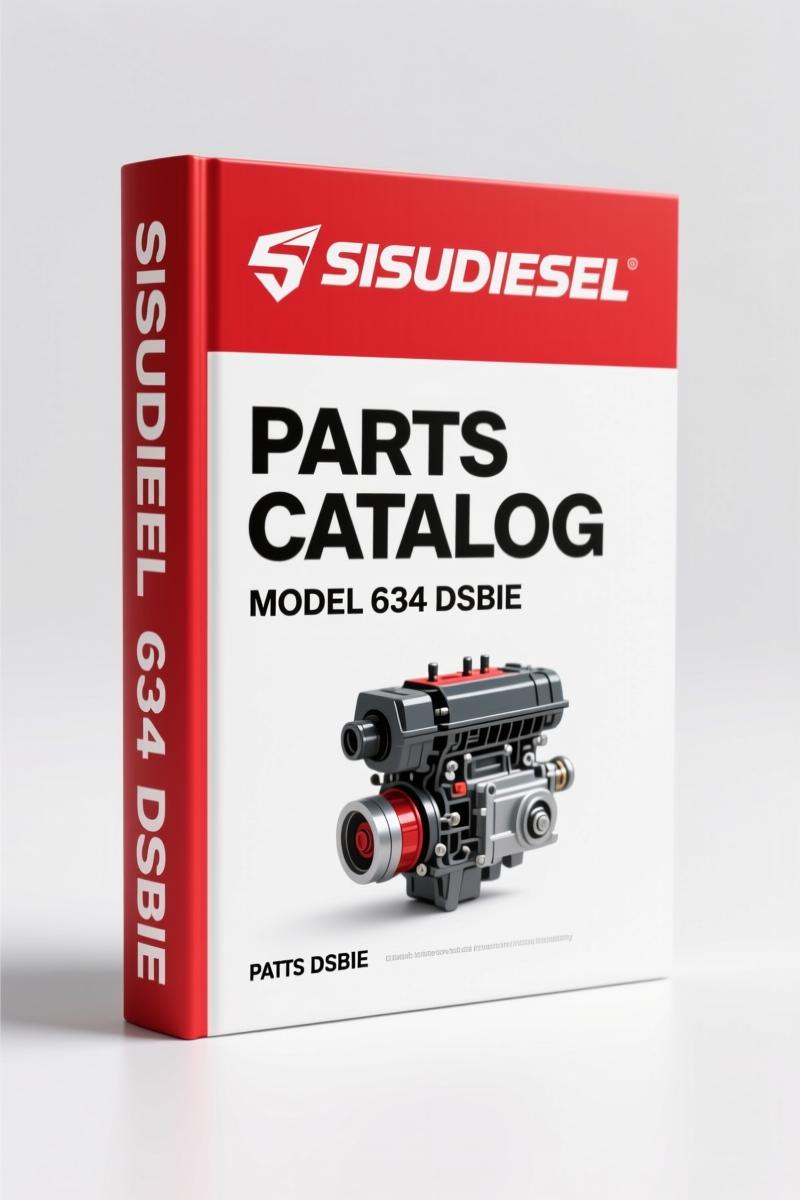 Sisudiesel 634 DSBIE Parts Catalog – OEM Exploded-View Diagrams