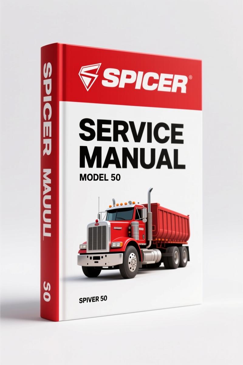 Dana Spicer 50 Service Manual – 34 Pages Factory Specs
