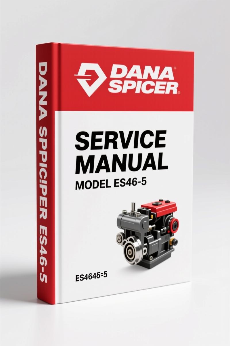 Dana Spicer ES46-5, ES56-5 2002 Service Manual – 40 Pages OEM Specs