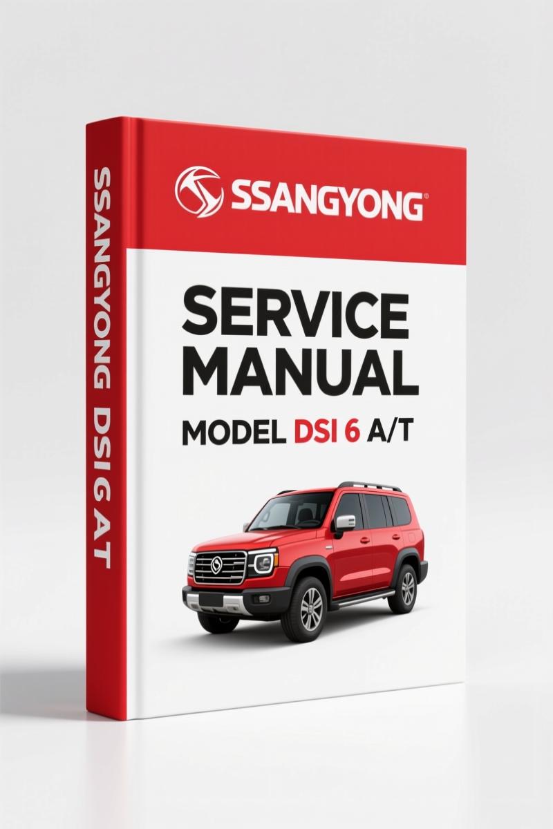 Ssangyong DSI 6 A/T Service Manual – Factory Torque & Valve Body Specs