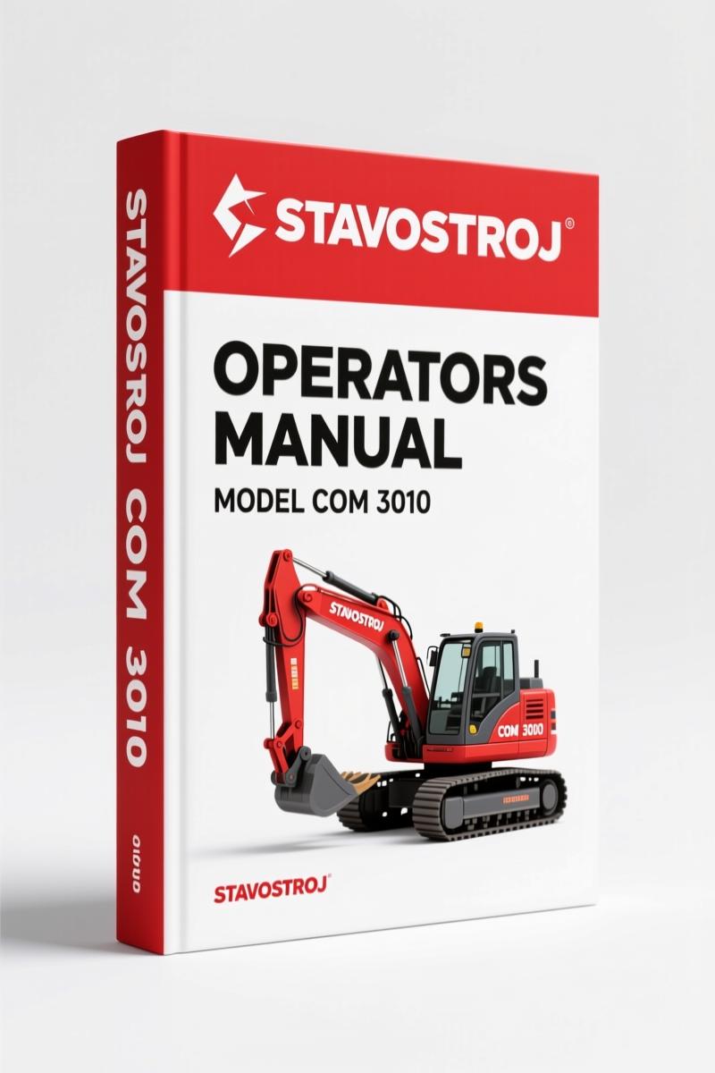 Stavostroj COM 3010 2002 Operators Manual – Factory Specs