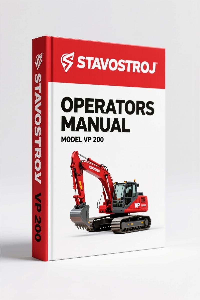 Stavostroj VP 200 Operators Manual – Factory Specs for DEUTZ Engine Roller