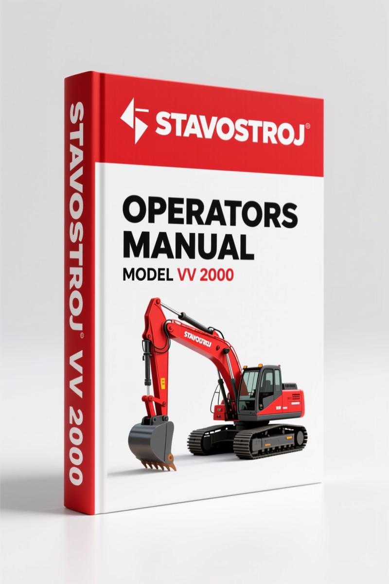 Stavostroj VV 2000 Operators Manual – Factory Specs & Data
