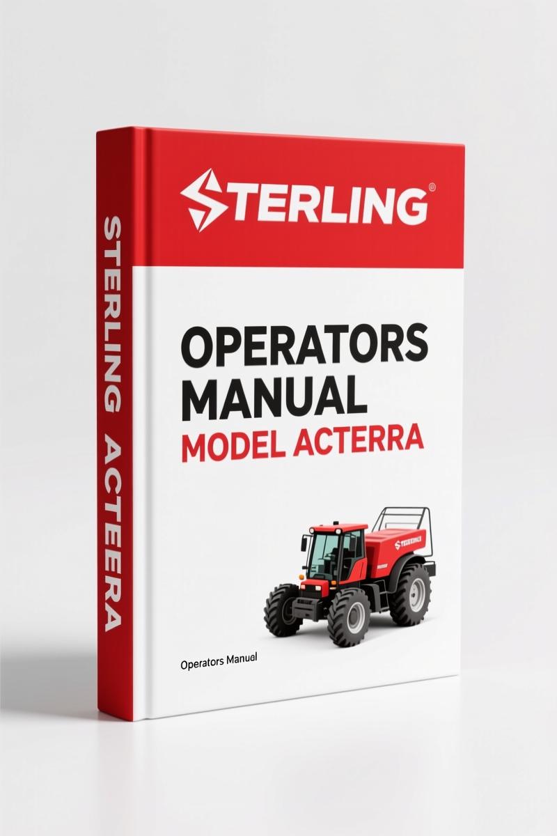 Sterling Acterra 2009 Operators Manual – OEM Factory Specs