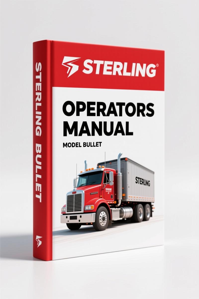 Sterling Bullet 2008 Operators Manual – OEM Factory Specs