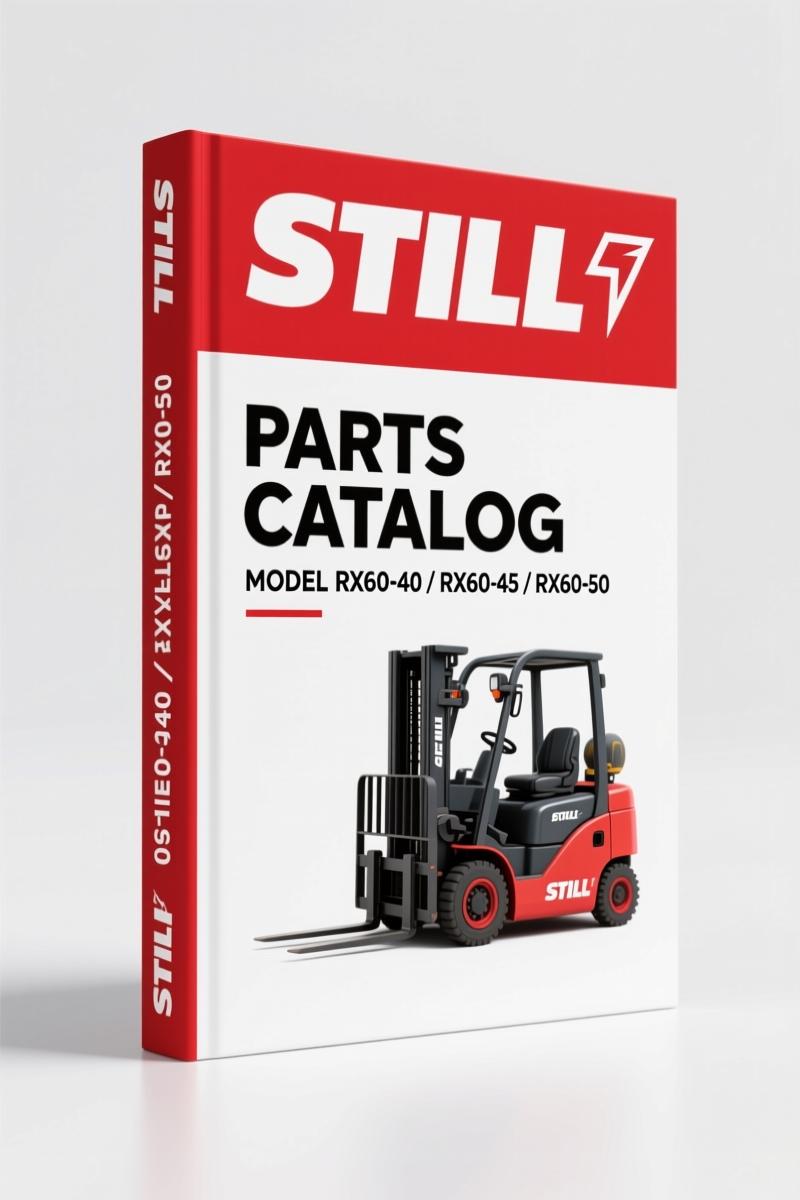Still RX60-40, RX60-45, RX60-50 2006 Parts Catalog – 3600 Pages OEM