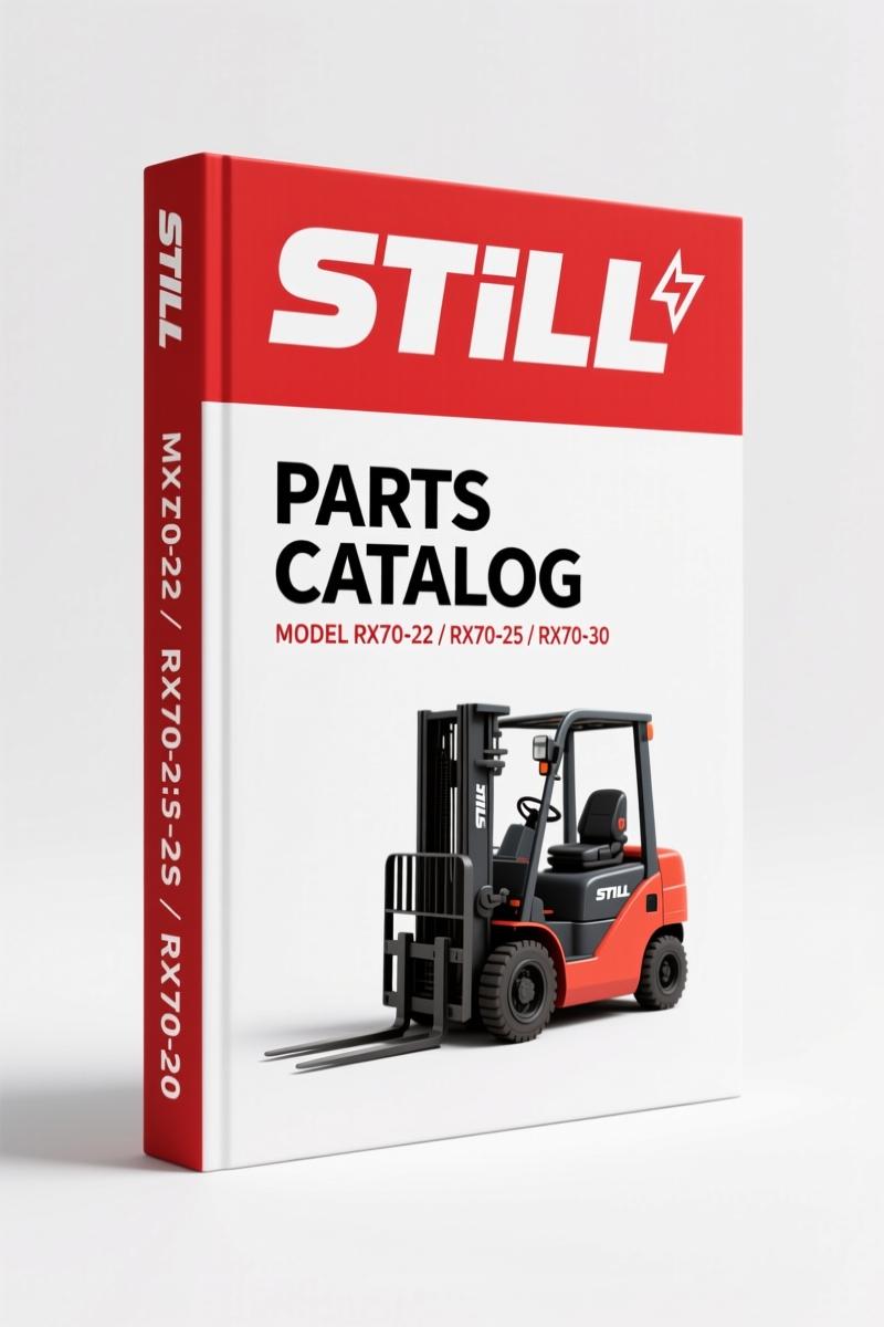 Still RX70-22, RX70-25, RX70-30, RX70-35 2006 Parts Catalog – 5549 Pages