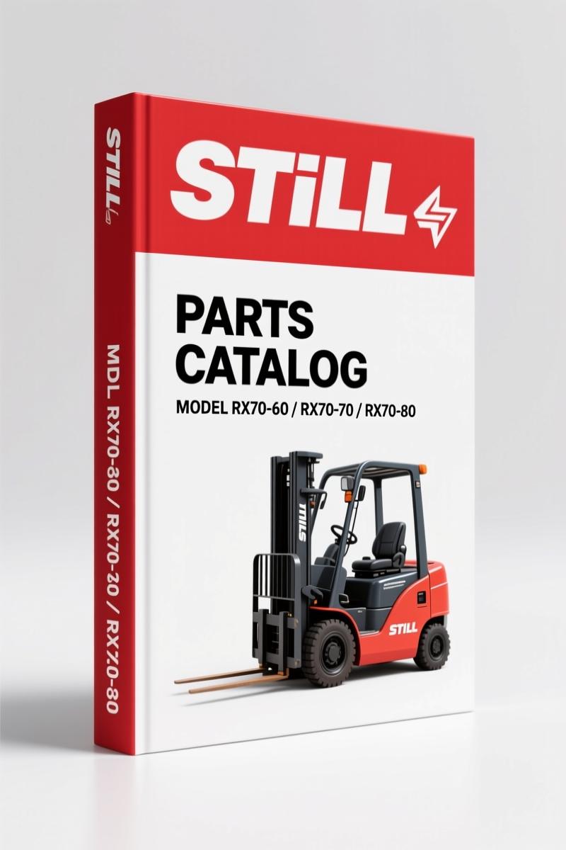 Still RX70-60, RX70-70, RX70-80 2013 Parts Catalog – 1857 Pages OEM