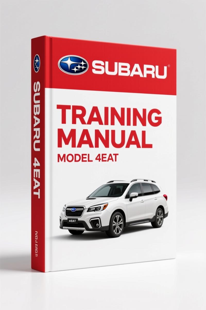 Subaru 4EAT 2001 Training Manual – Factory Specs & Diagnostics