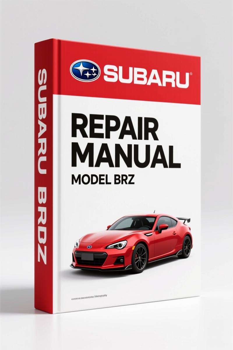 Subaru BRZ Repair Manual – 264 Pages of Factory Body Structure & Welding Specs