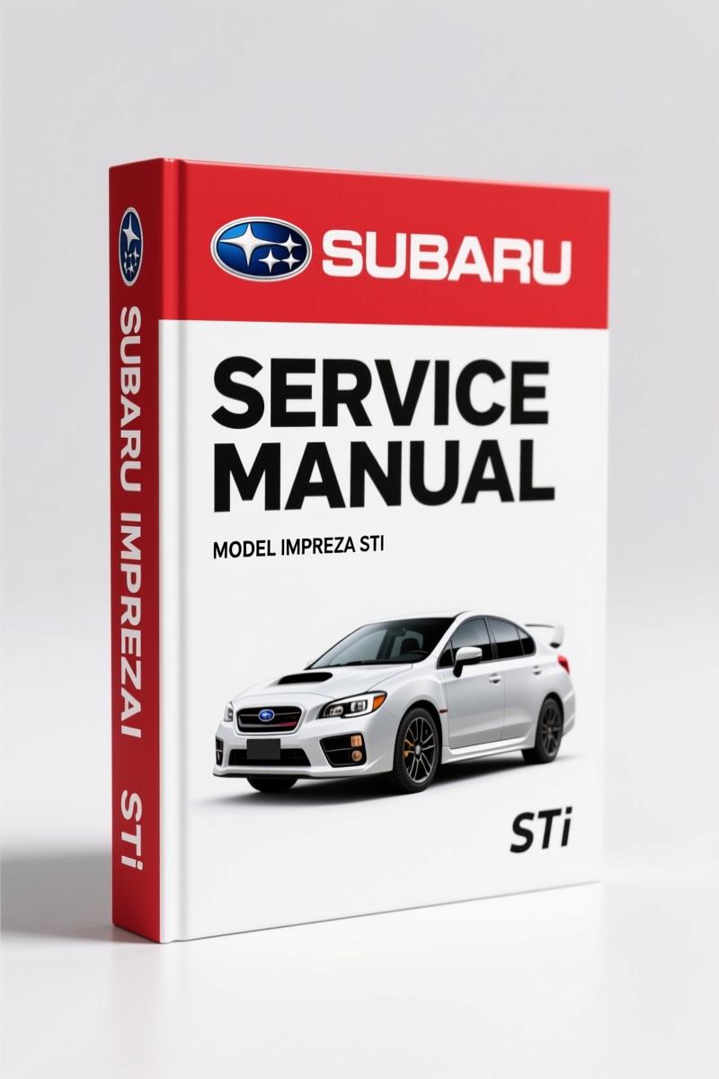 Subaru Impreza STi 2001 Service Manual – 681 Pages of Factory Specs