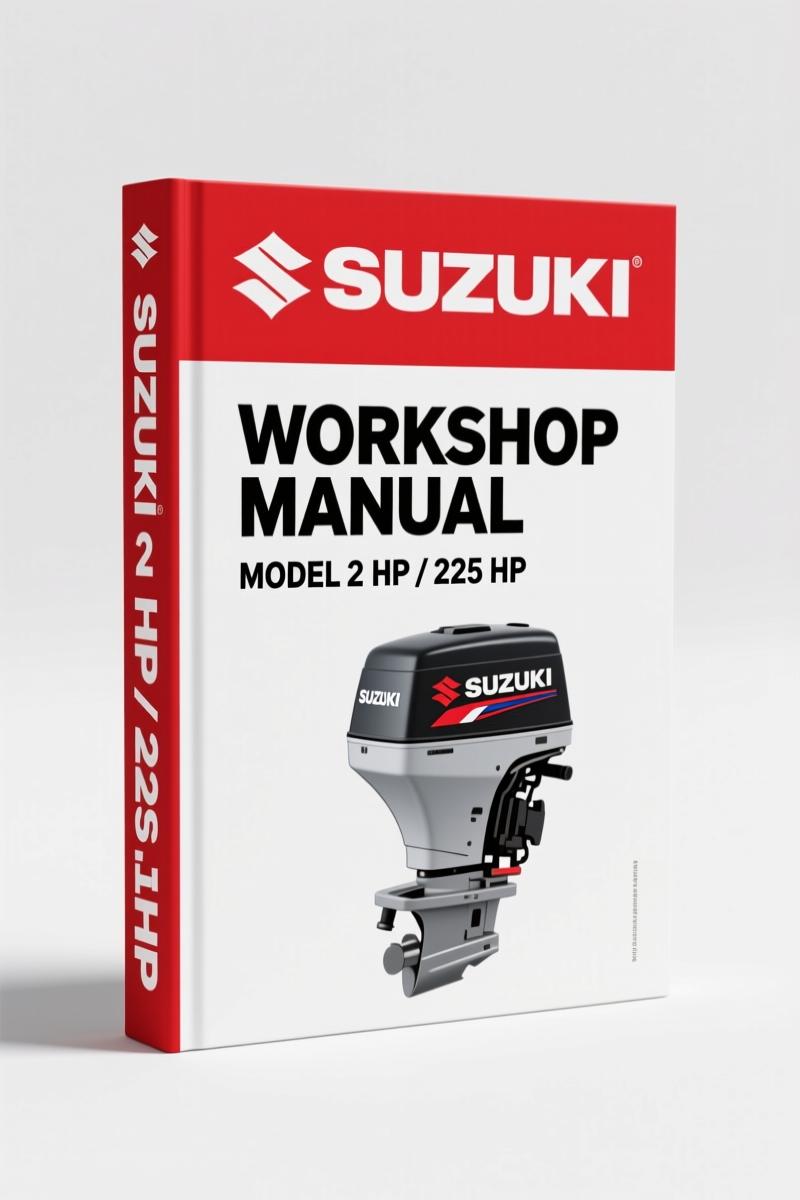 Suzuki 2 HP, 225 HP Workshop Manual – 1988-2003 Factory Specs