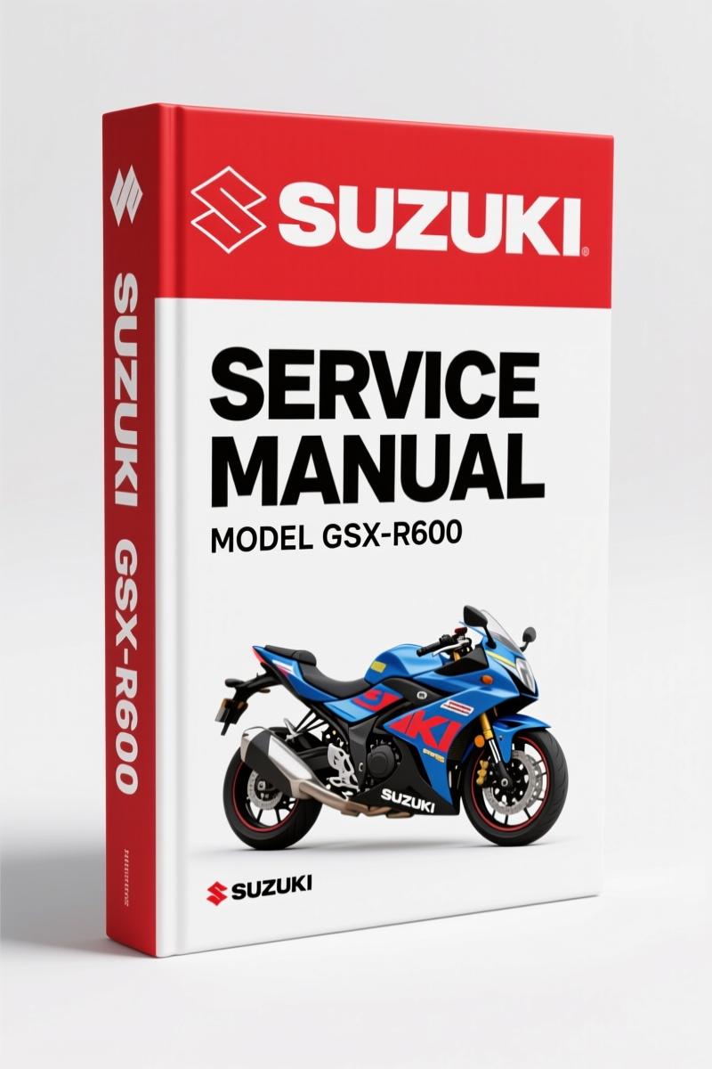 Suzuki GSX-R600 Service Manual – 2001-2002 Factory Repair Data