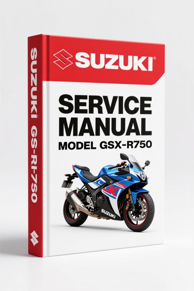 Suzuki GSX-R750 Service Manual – 471 Pages Factory Specs