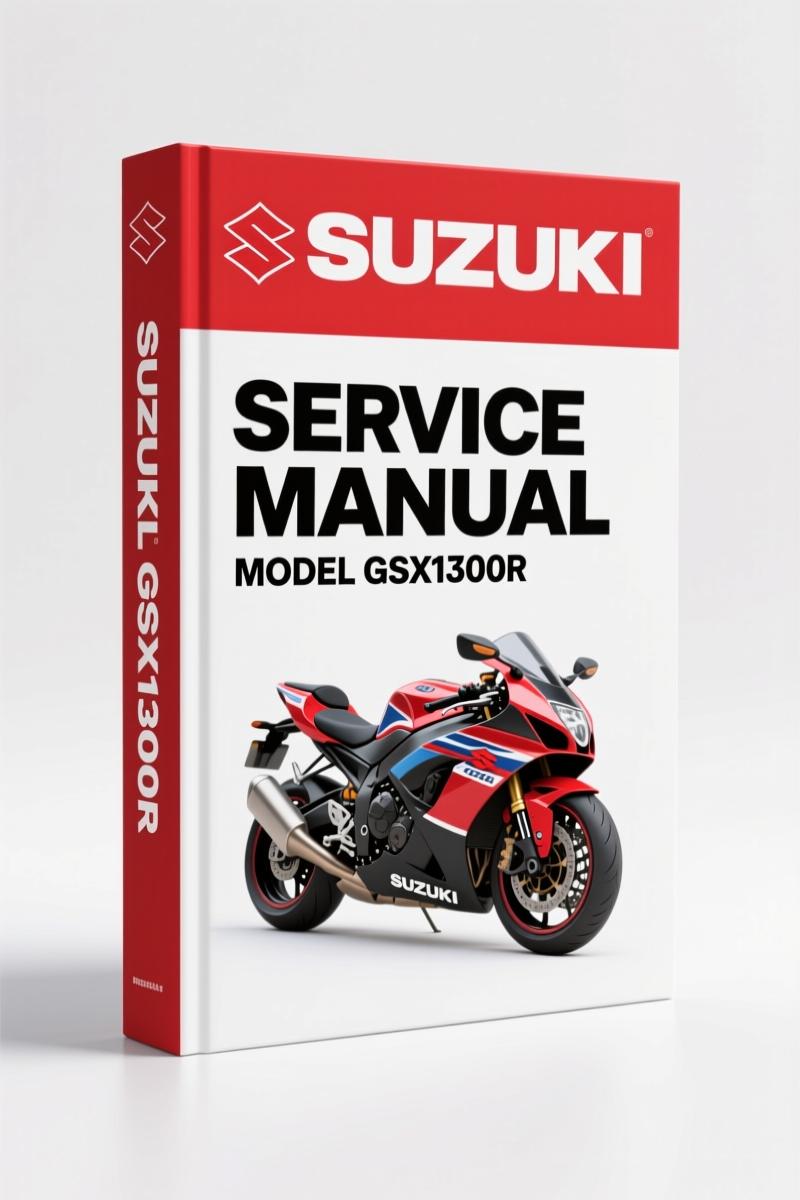 Suzuki GSX1300R 1999 Service Manual – Factory Specs for 503 Pages