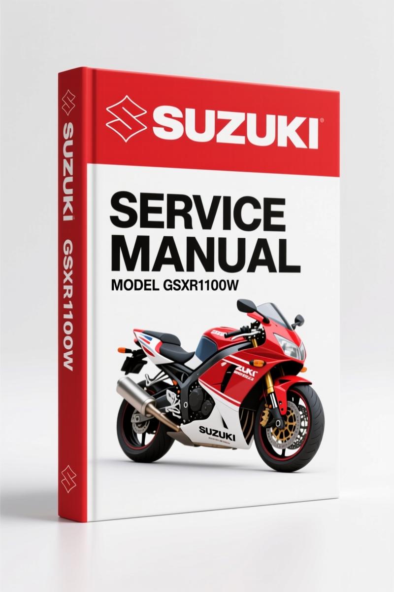 Suzuki GSXR1100W 1992 Service Manual – 380 Pages of Factory Repair Data