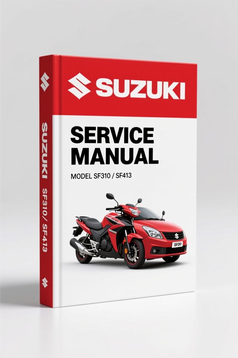 Suzuki SF310, SF413 2000 Service Manual – Factory Repair Specifications