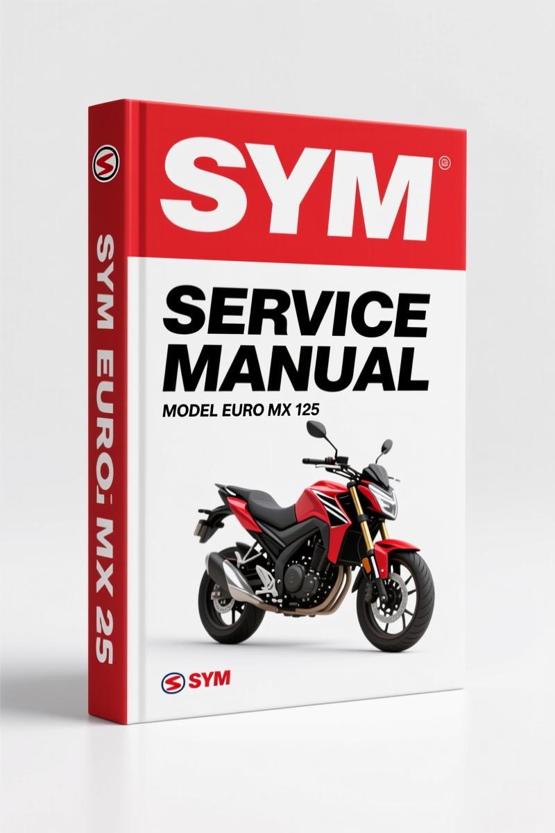 SYM Euro MX 125 Service Manual – 193 Pages of Factory Specs