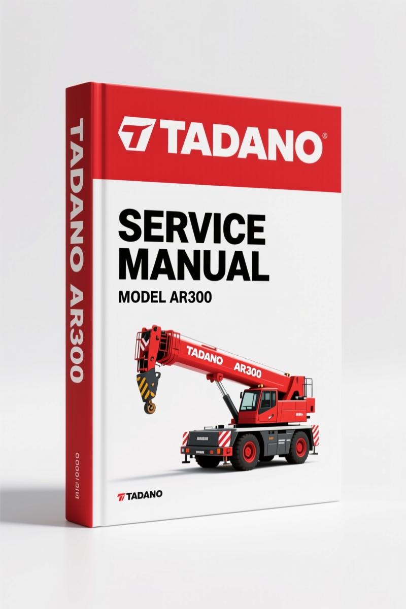 Tadano AR300 Service Manual – 198 Pages Factory Crane Specs